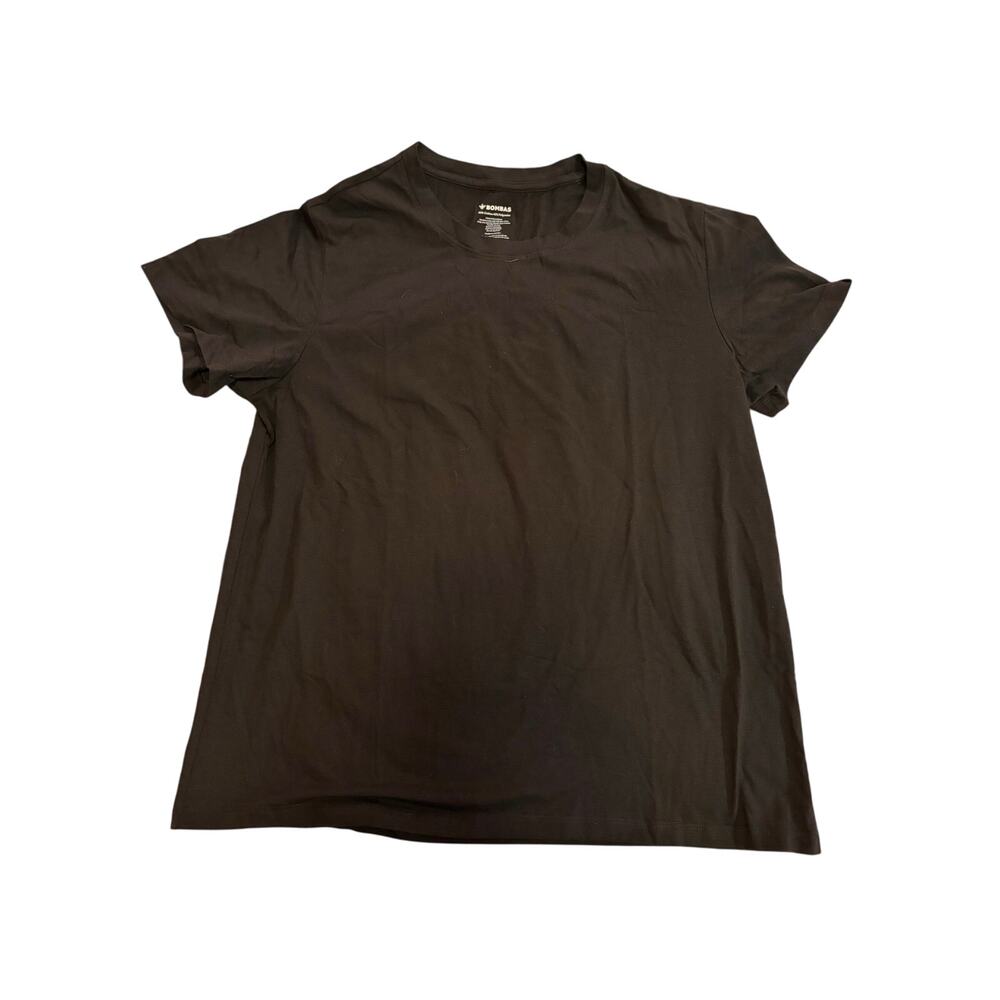 Bombas Black T-Shirt M/L | Cotton Blend Casual Basic Tee